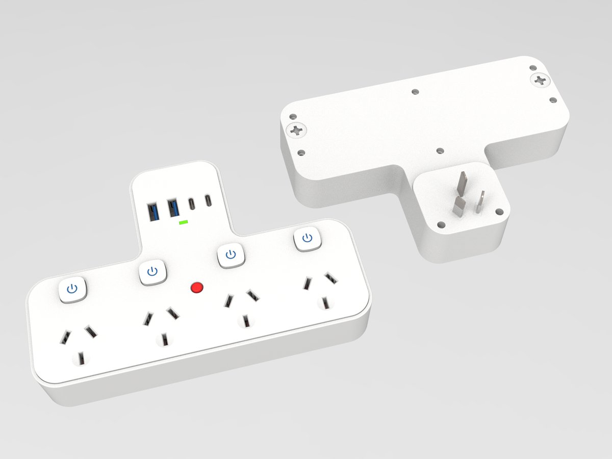 AS/NZS 3112 Australian-style power strip and multi-way adaptor